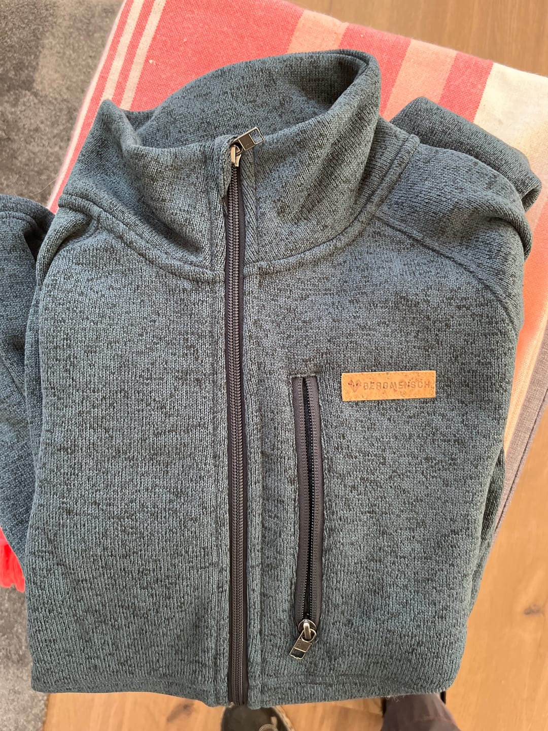 Customer photo review of BERGMENSCH® - Herren Strickfleece-Jacke