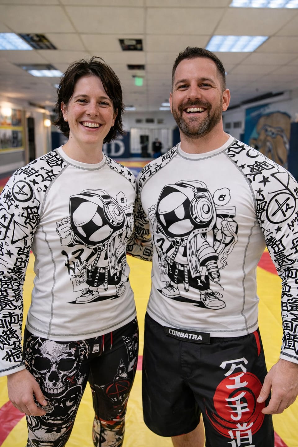 Customer photo review of Hip Hop Urban Art BJJ Rashguard