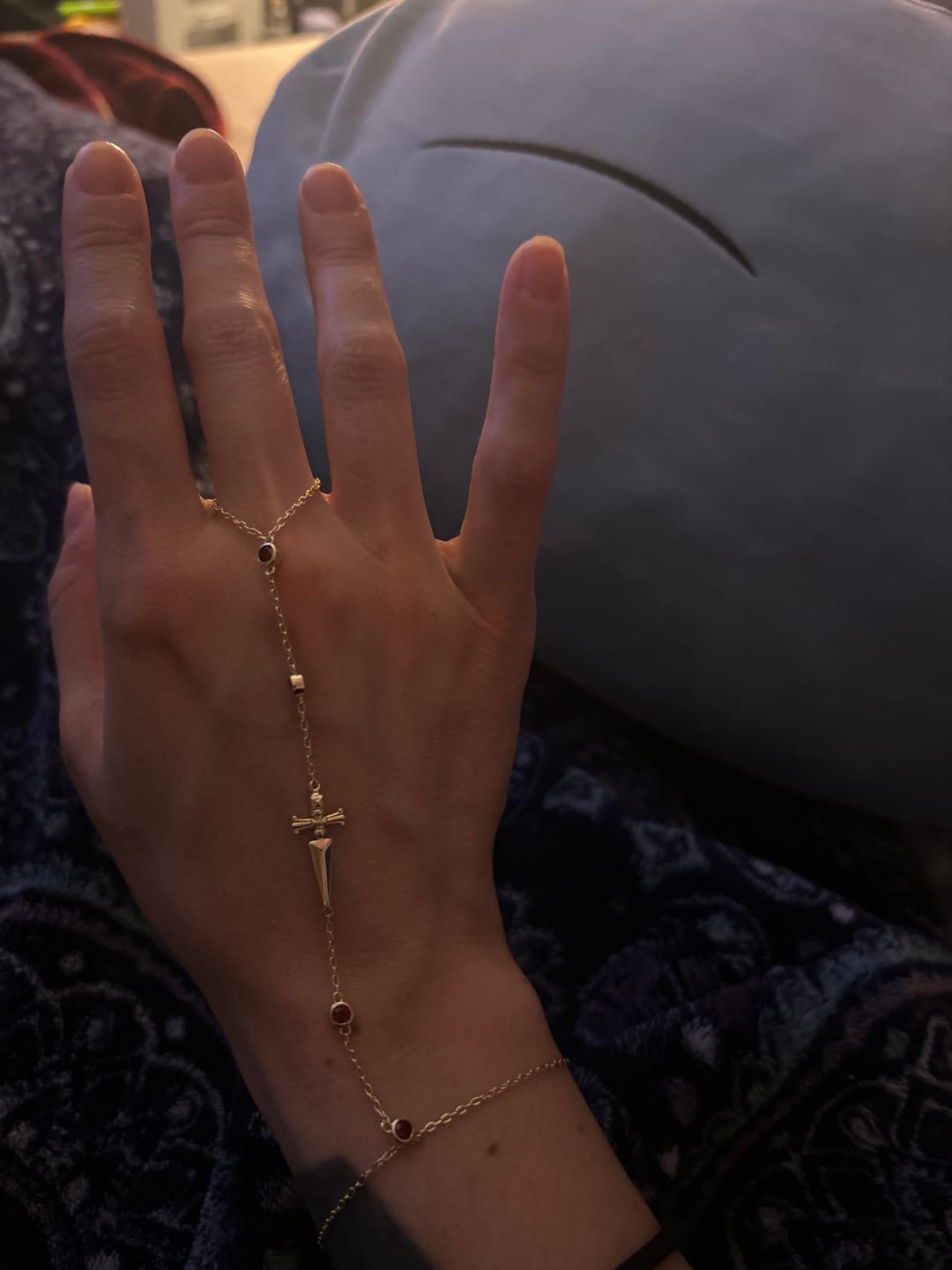 Customer photo review of Judgement Hand Chain