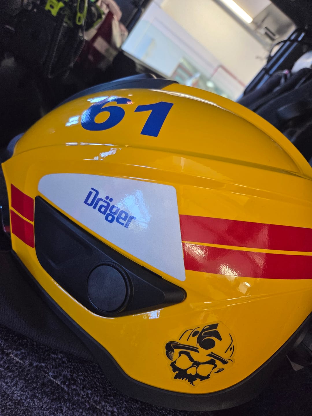 Customer photo review of Classic Skull Logo Decal