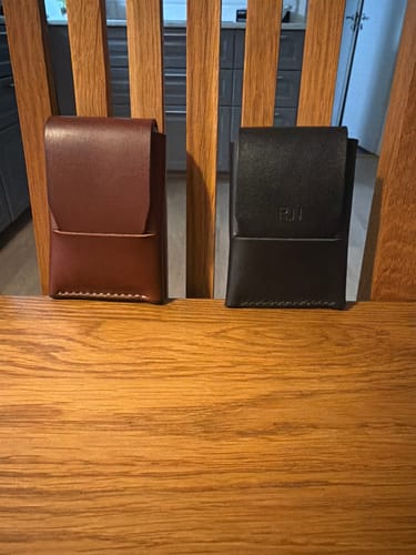 Customer photo review of Slimmad plånbok i äkta läder