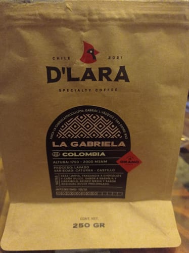 Customer photo review of 250G Café de Especialidad La Gabriela, Colombia en Grano o Molido