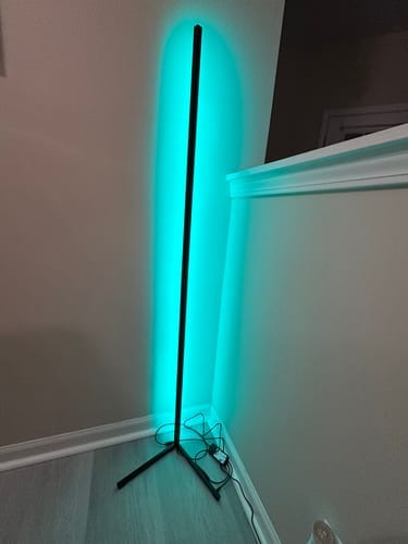Customer photo review of LITE TOWER - MODERN STYLED LED CORNER LAMP