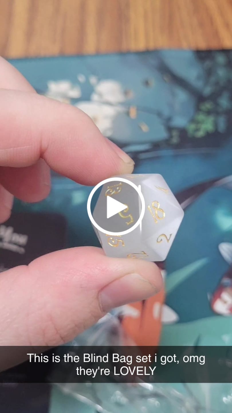 Customer video review of Mystery Dice Blind Bags!