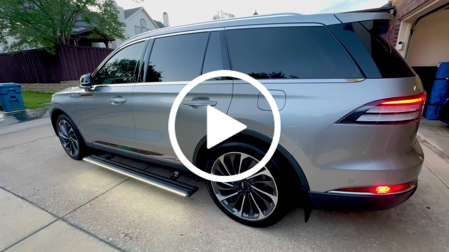 Customer video review of Lincoln Aviator Running Boards 2020-2025: ON BACKORDER - 3 WEEKS DELIVERY TIME