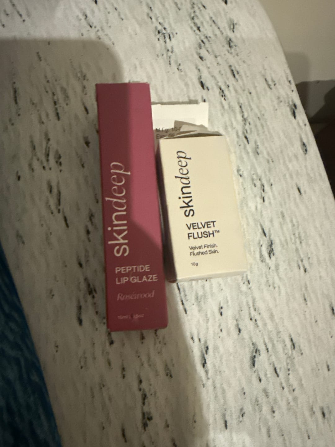 Customer photo review of Lip Glaze+Velvet Flush Duo