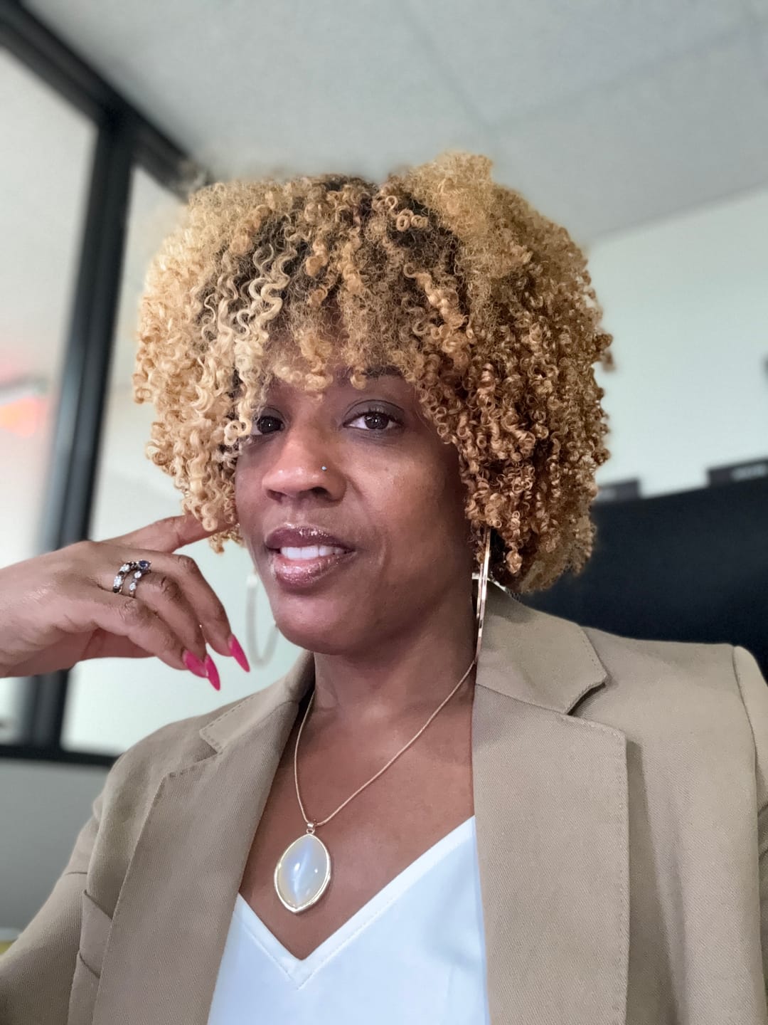 Customer photo review of SET Gel-To-Foam Styling Mousse