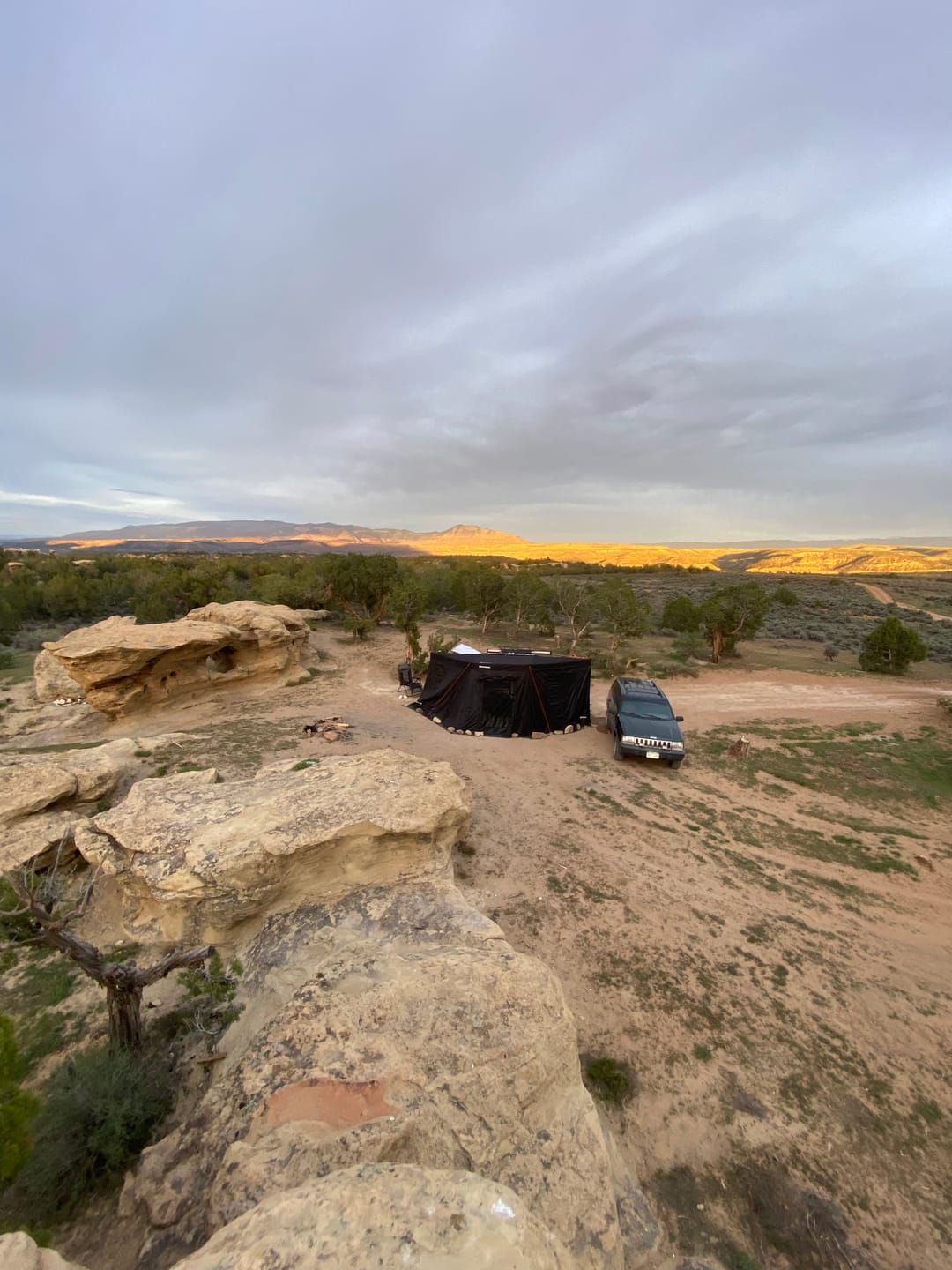 Customer photo review of OPENROAD 180 Free Standing Awning