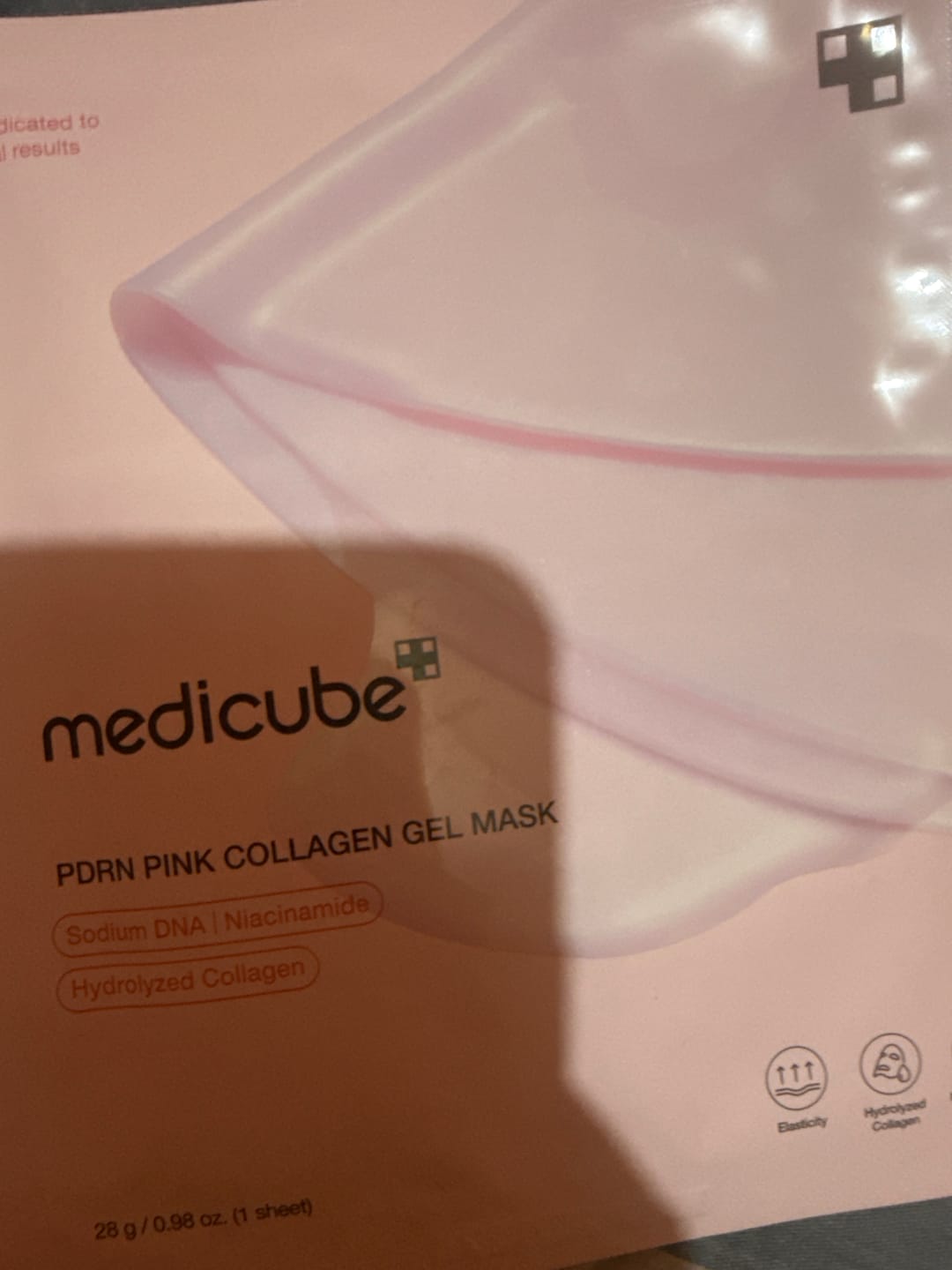 Customer photo review of PDRN Pink Collagen Gel Mask