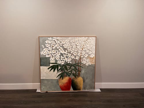 Customer review photo for Plaster Art Texture Painting #SG486