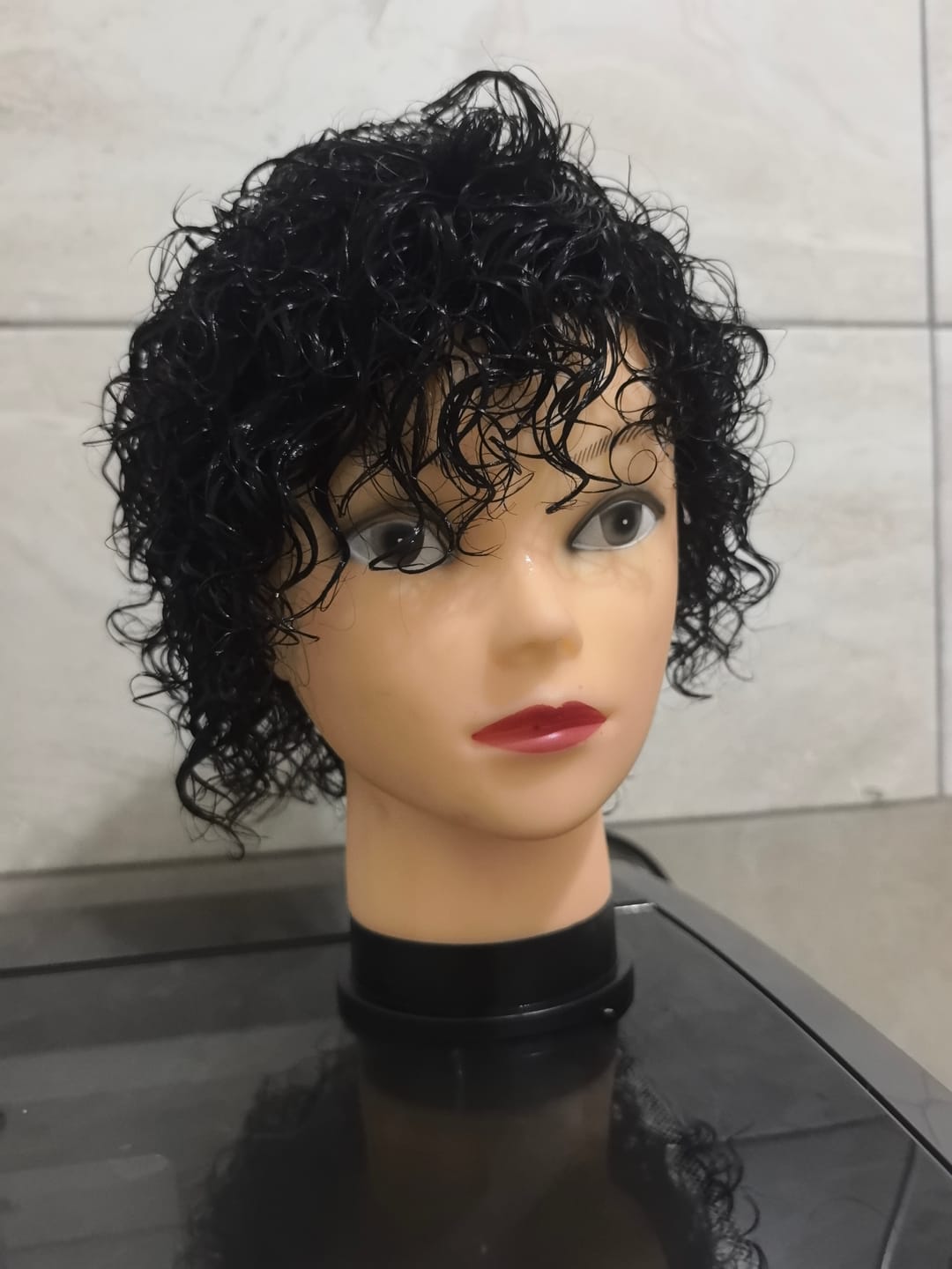 Customer photo review of Brazilian Full Cap Wig - Eva