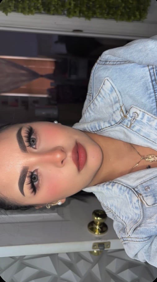 Customer photo review of Amazonia Icy Volcano Gray Prescription Colored Contact Lenses