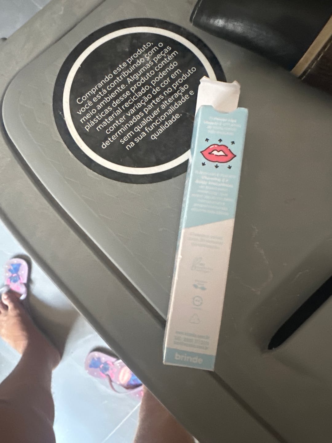 Customer photo review of Mini produto brinde