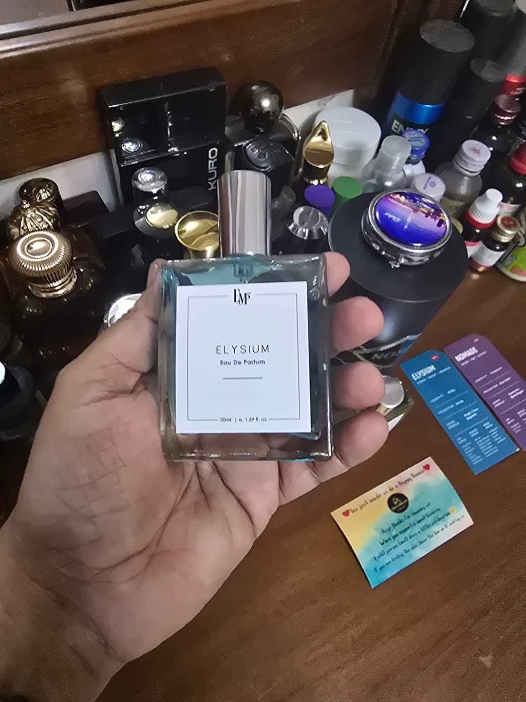 Customer photo review of Elysium | Eau De Parfum