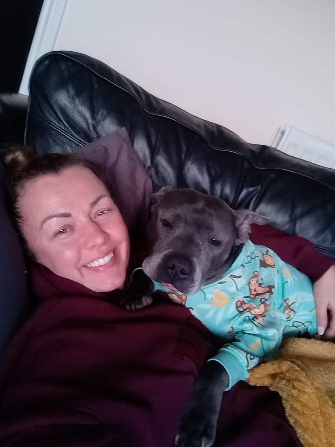 Customer photo review of Dog Pajama Prints