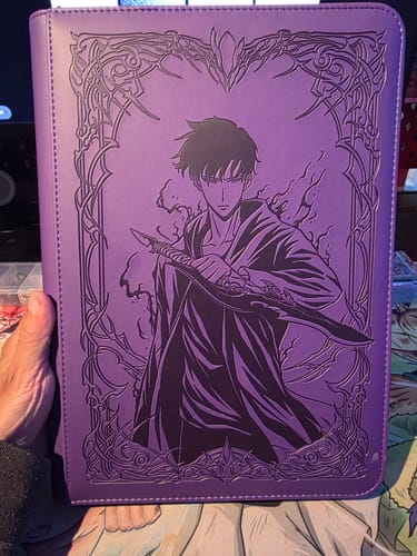 Customer photo review of Darkness Hunter 9-Pocket Trading Card Binder