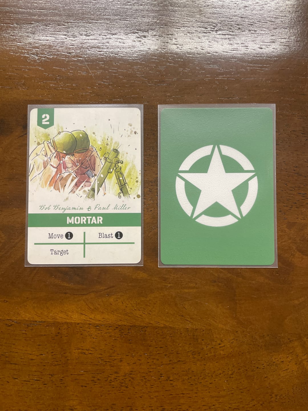 Customer photo review of Undaunted: Normandy Card Sleeve Kit