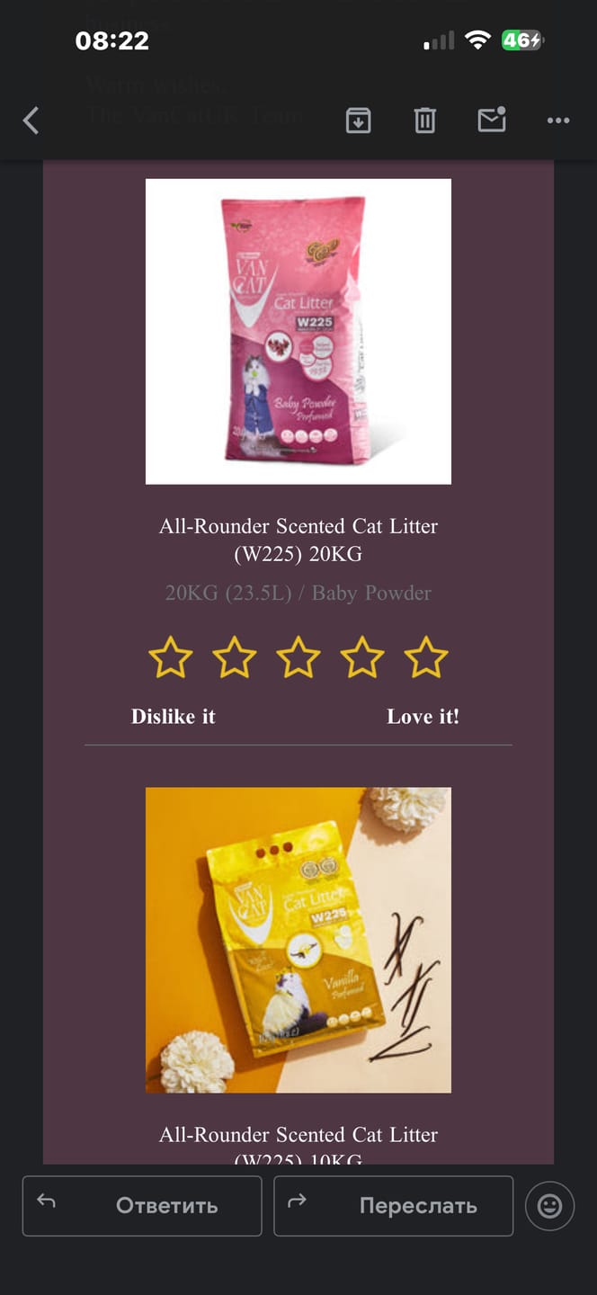 Customer photo review of All-Rounder Scented Cat Litter (W225) 10KG