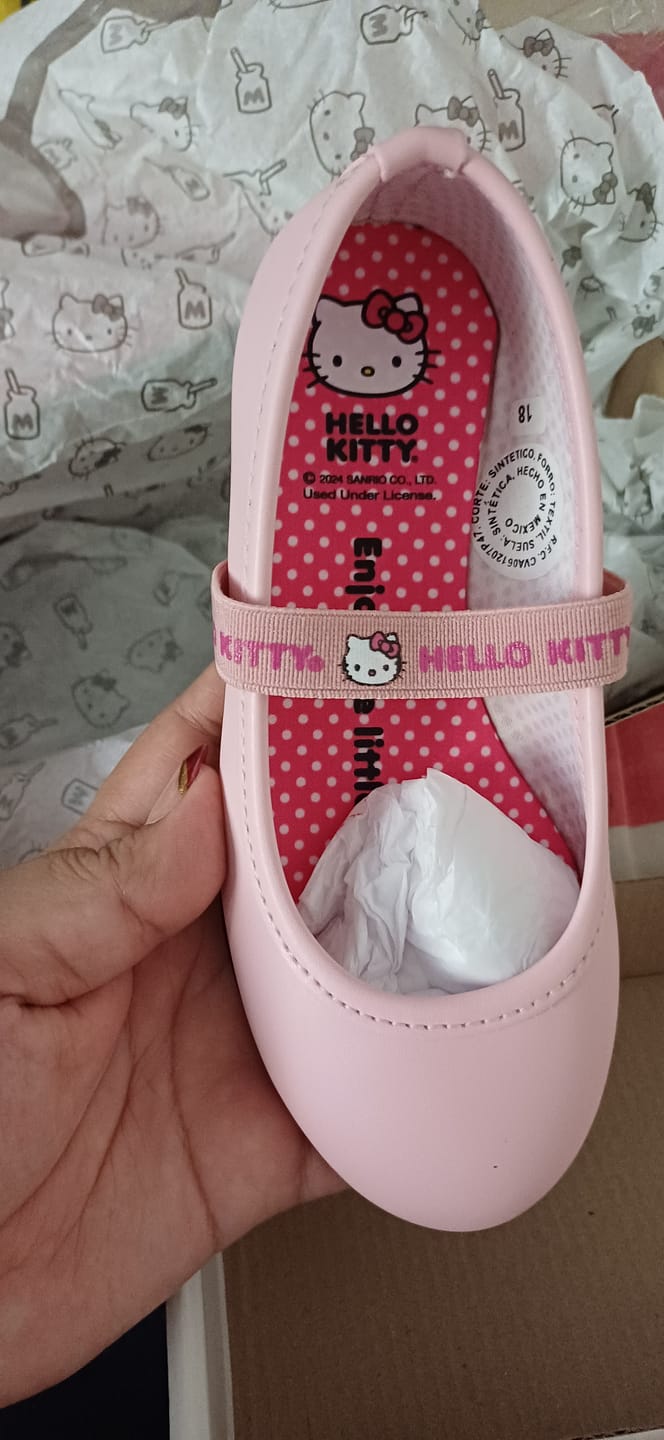 Customer photo review of Zapato HK Pink Strap Ballerina