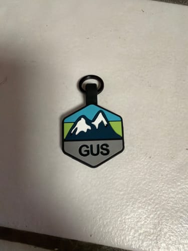Customer photo review of Personalised Pet ID Tag