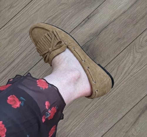 Customer photo review of MOCASSINS À FRANGES AURORA