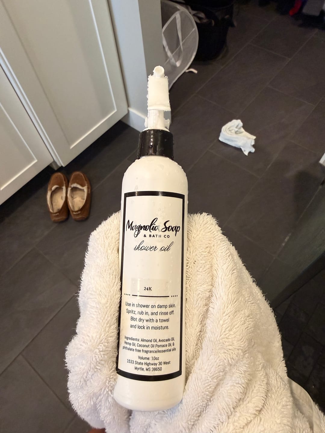 Customer photo review of Shower Oil-24K