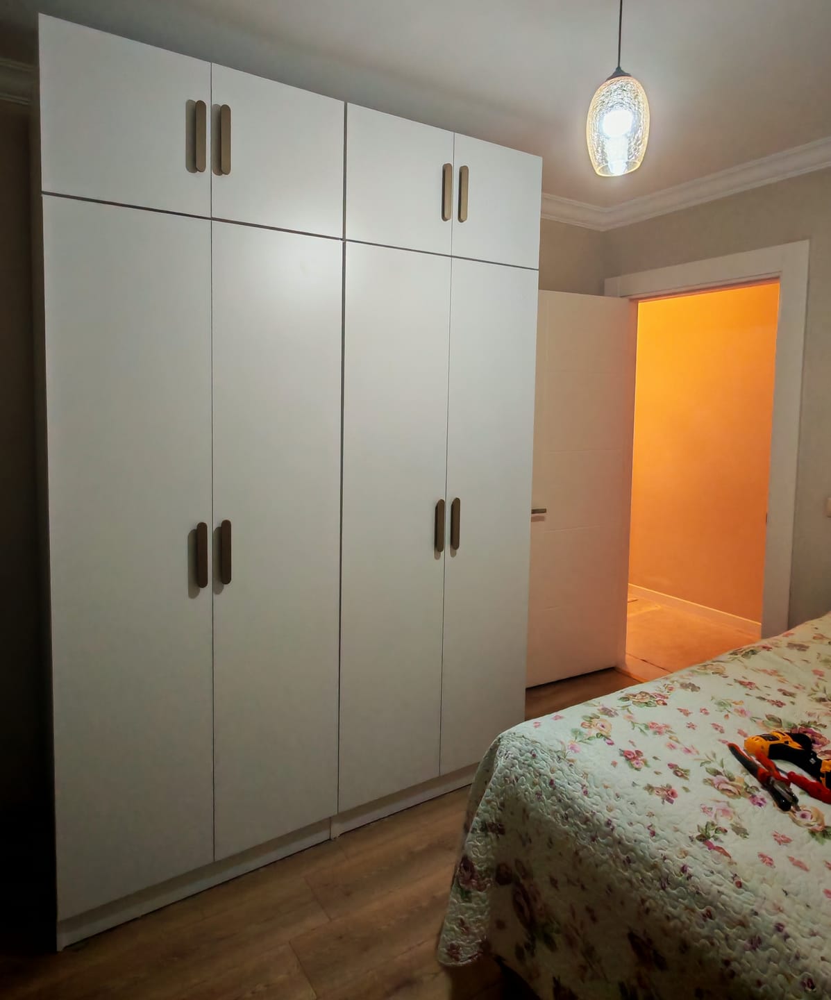 Customer photo review of Rani BA160 Gardırop 2 Kapaklı 4 Raflı 5 Bölmeli Elbise Dolabı Beyaz