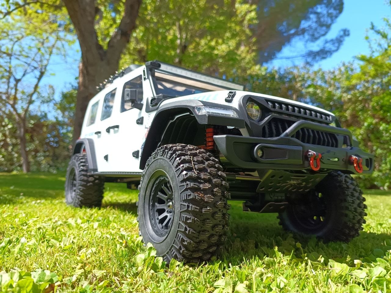 Customer photo review of 1/7 Scale 4WD Brushless RTR RC Crawler MK-07 White