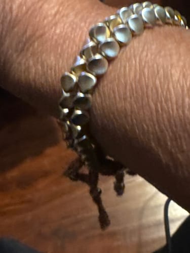 Customer photo review of Tibetan Bracelet of Fortune