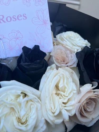 Customer photo review of Raven Rose Bouquet