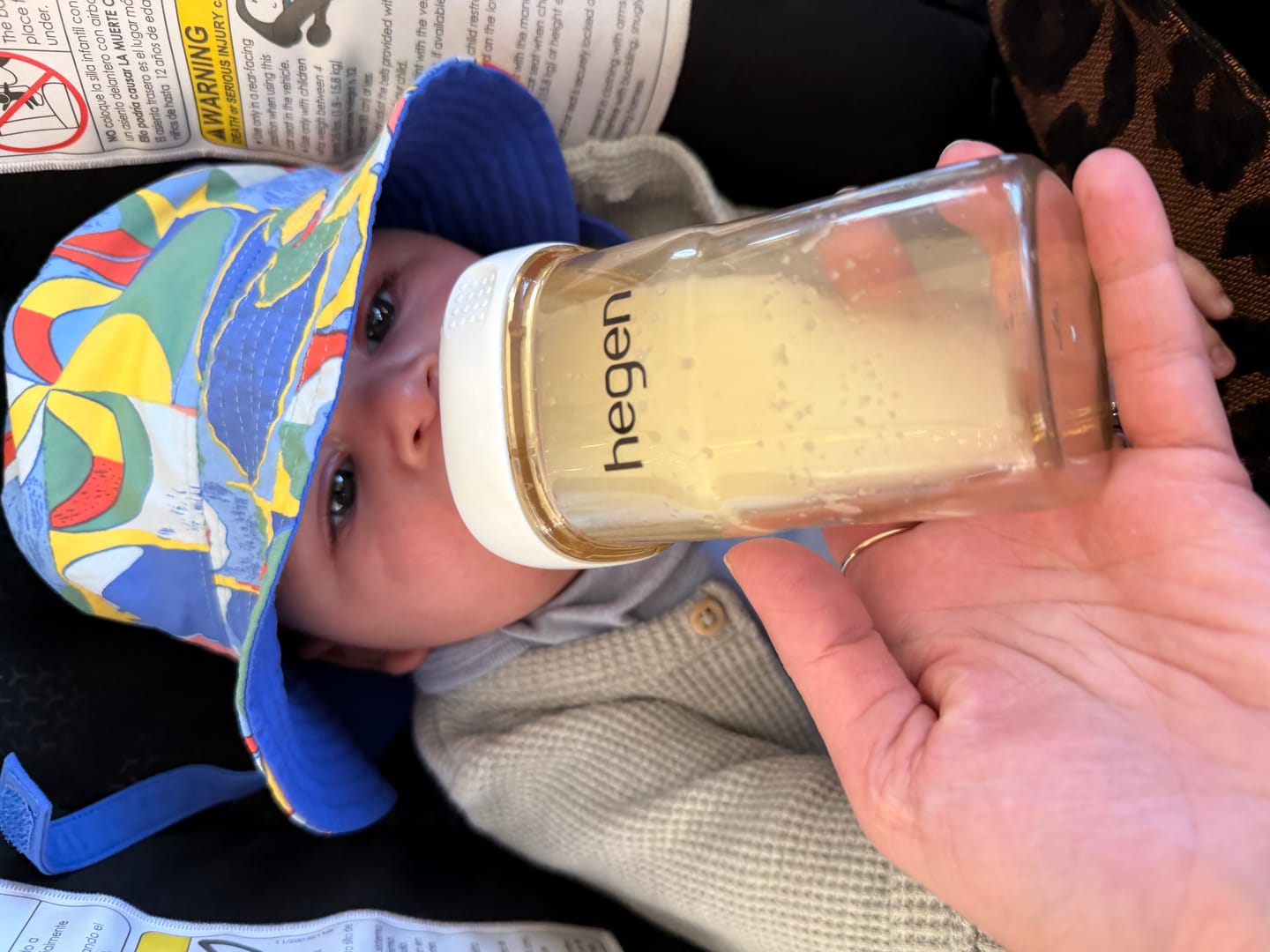 Customer photo review of Hegen Nipple Medium Flow, 2-Pack (3 to 6 months)
