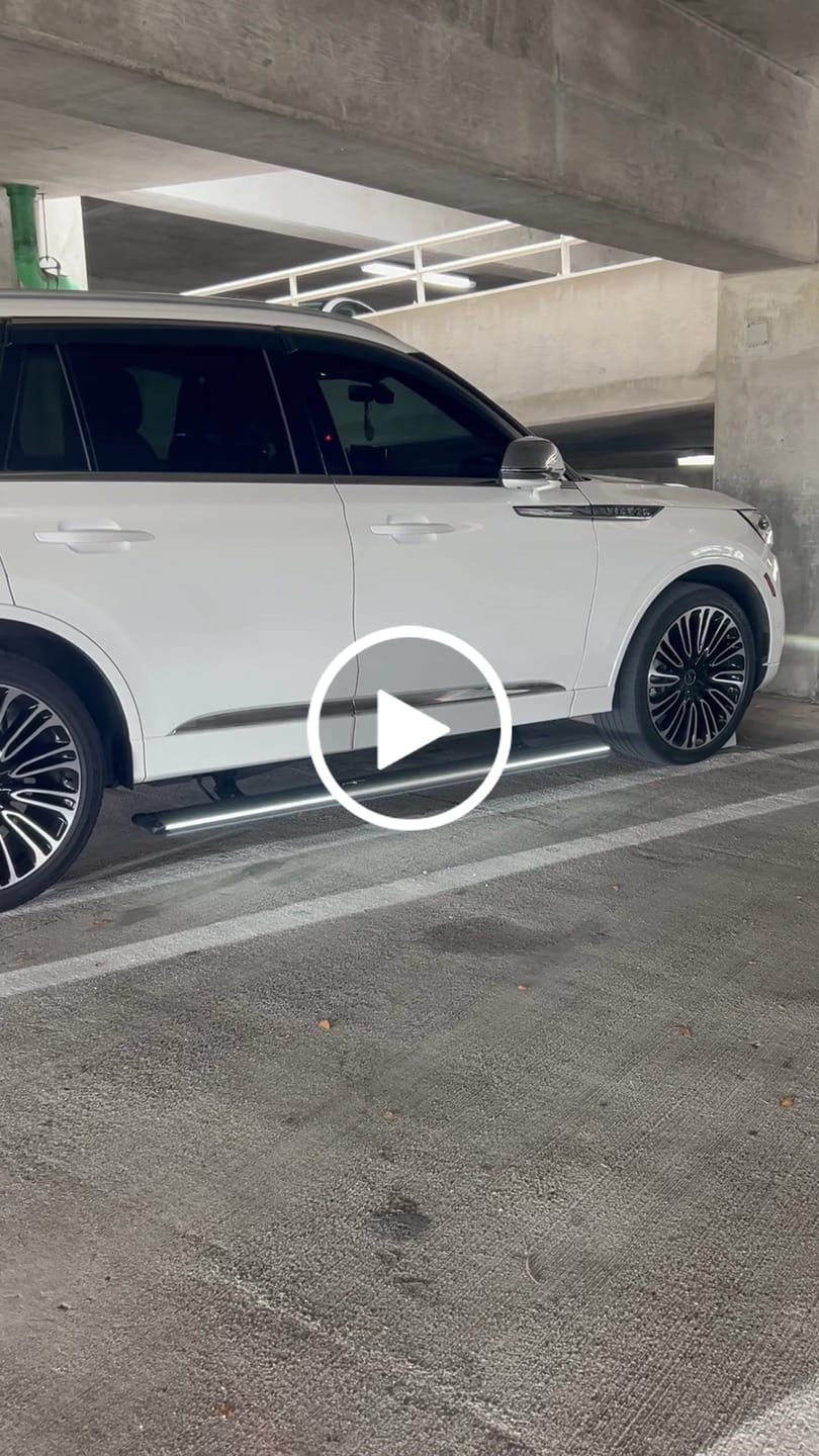 Customer video review of Lincoln Aviator Running Boards 2020-2025: ON BACKORDER - 4 WEEKS DELIVERY TIME