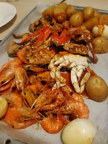 Customer photo review of Seafood Boil-up Bundle