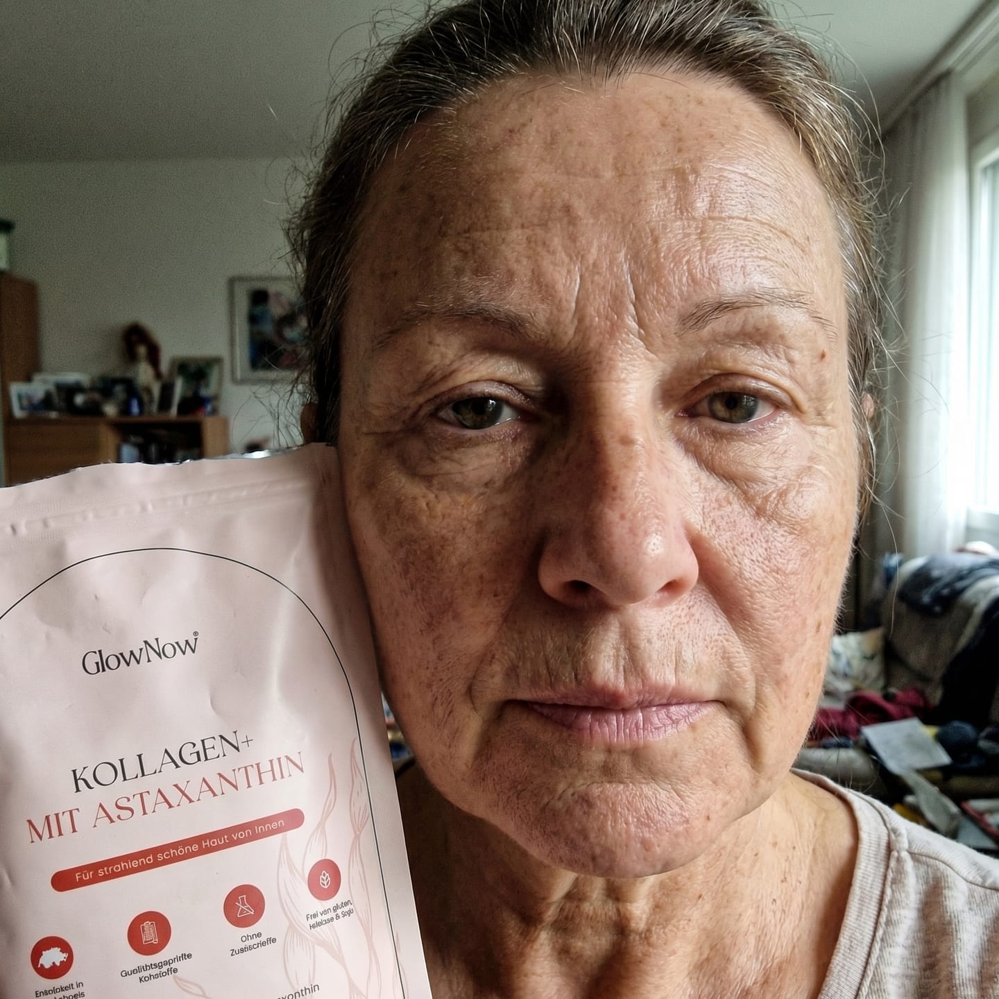 Customer photo review of GlowNow Kollagen+ mit Astaxanthin