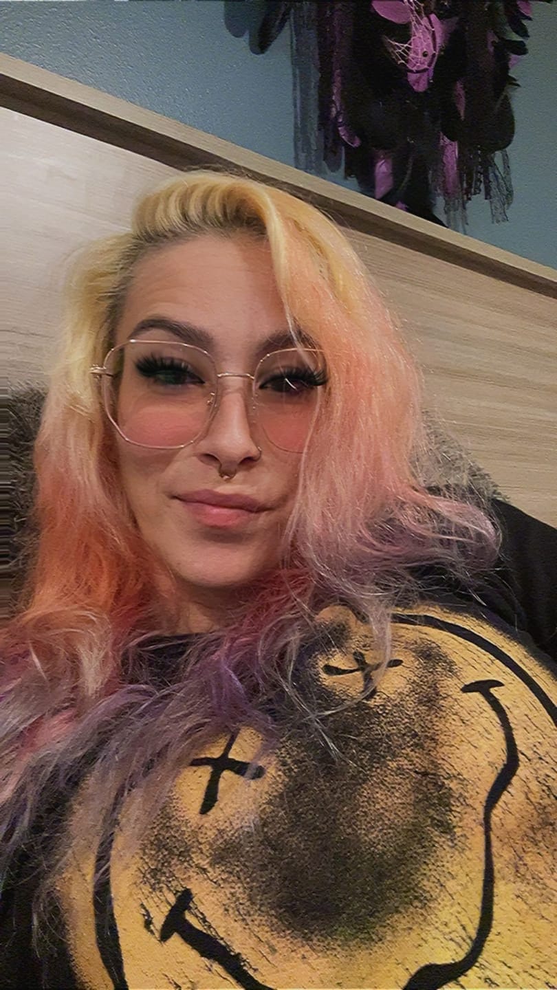 Customer photo review of Melly Eyeglasses