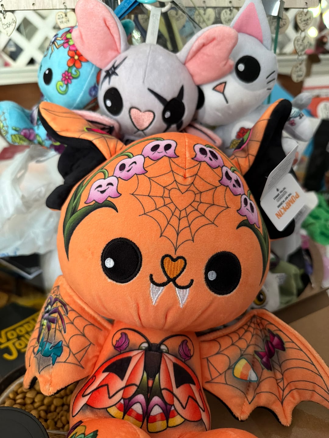 Customer photo review of Pumpkin the Bat Plushie