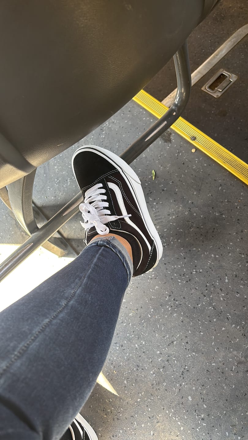 Customer photo review of Zapatilla Vans Old Skool Stackform Mujer Negro