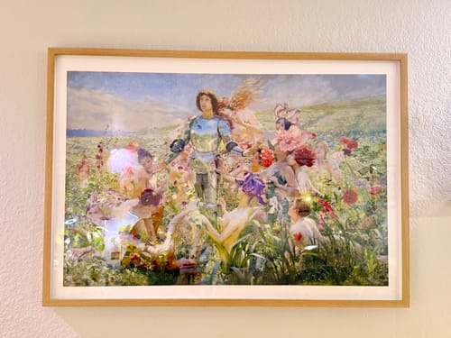 Customer photo review of Knight of the Flowers | Georges Rochegrosse | 1894