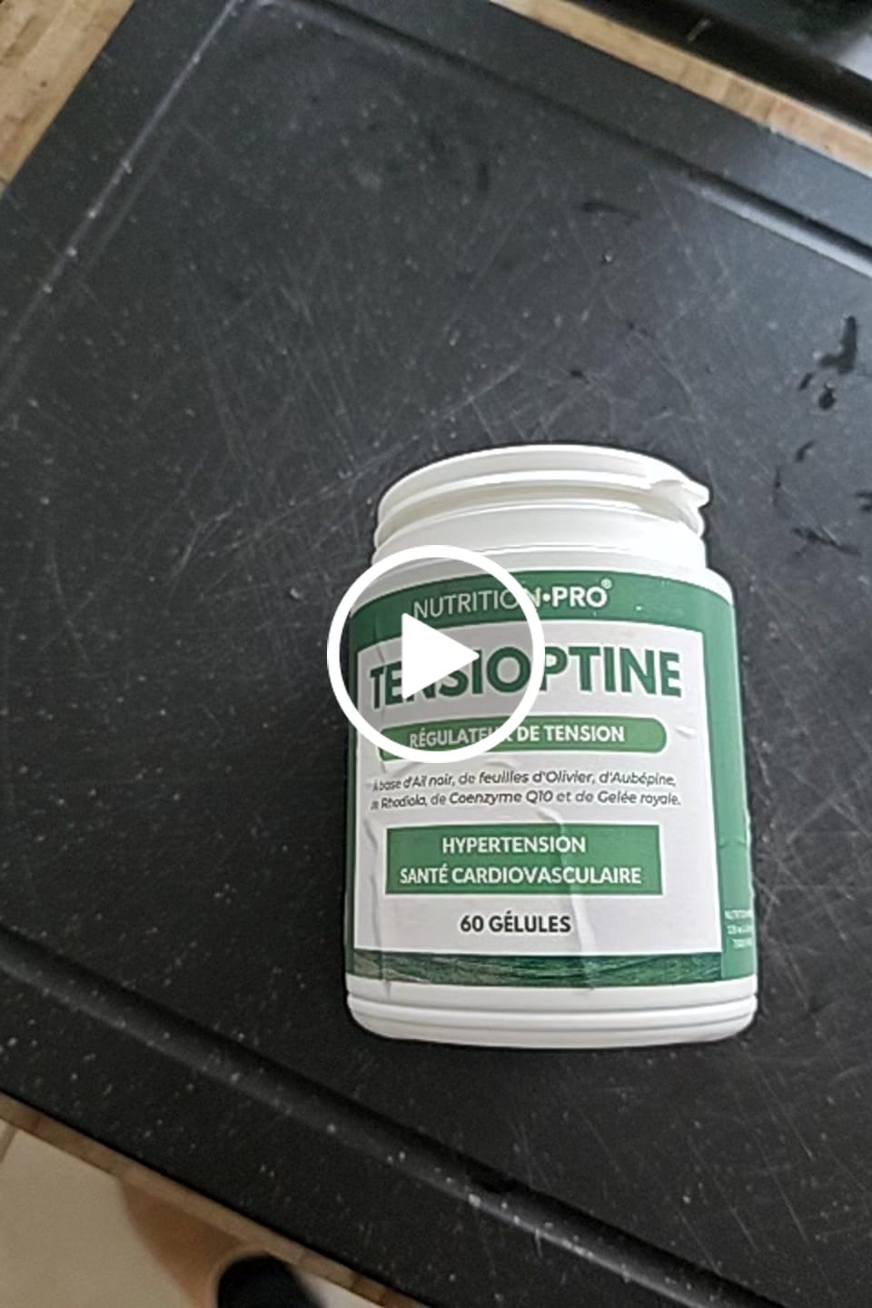 Customer video review of TENSIOPTINE - 60 GÉLULES