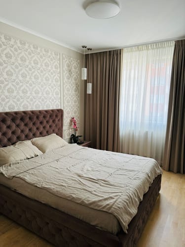 Customer photo review of Natural Linen Duvet Cover