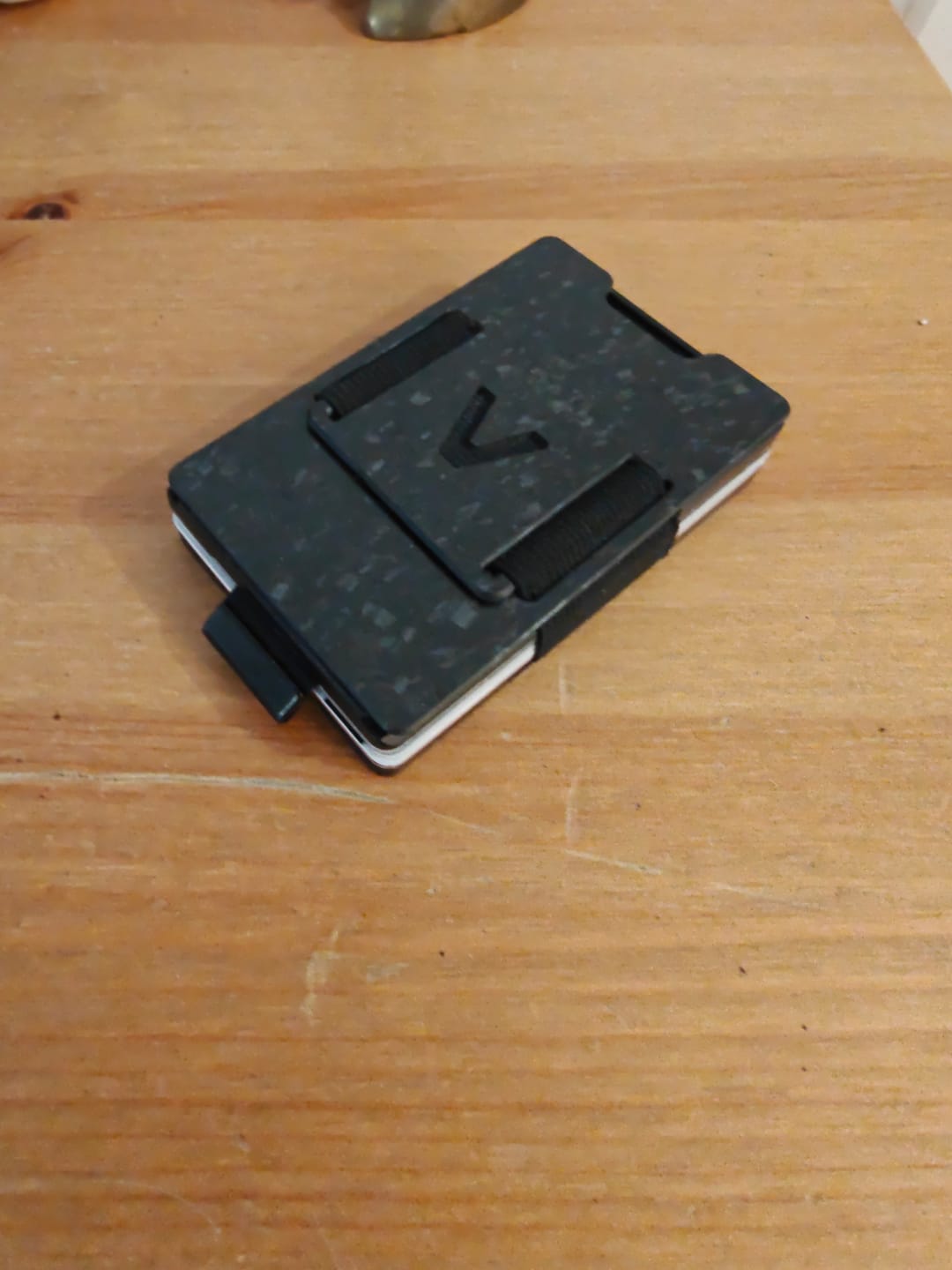 Customer photo review of NOT FLAW[LESS] Forged Carbon Fiber Slim Wallet