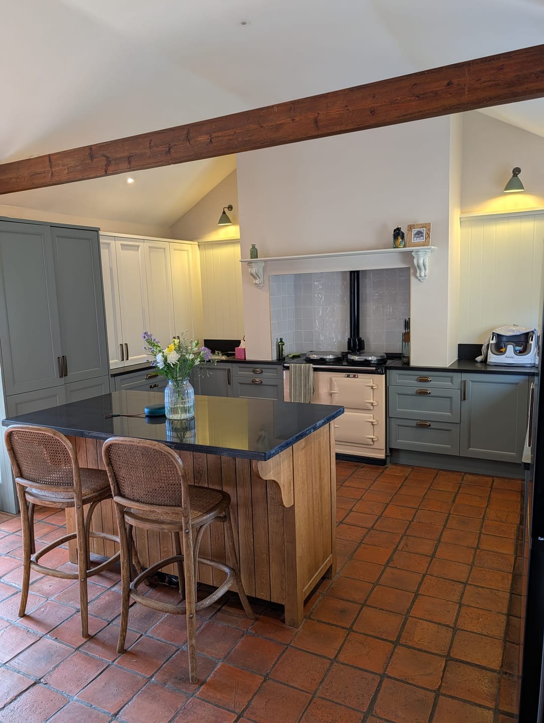 Customer photo review of Hampton Old Brass Cupboard Handles