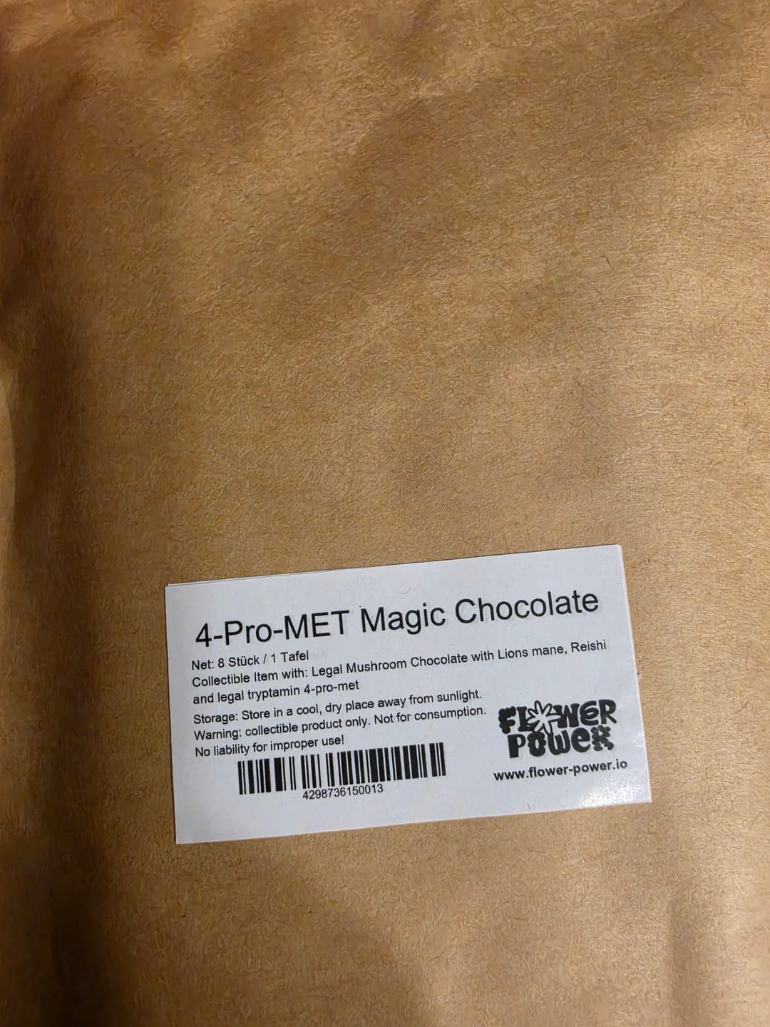 Customer photo review of 🍄 4-Pro-MET Magic Chocolate