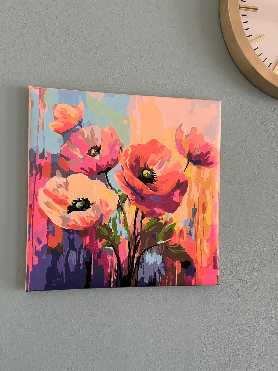 Customer photo review of Malen nach Zahlen - Blütenpoesie im Farbenrausch