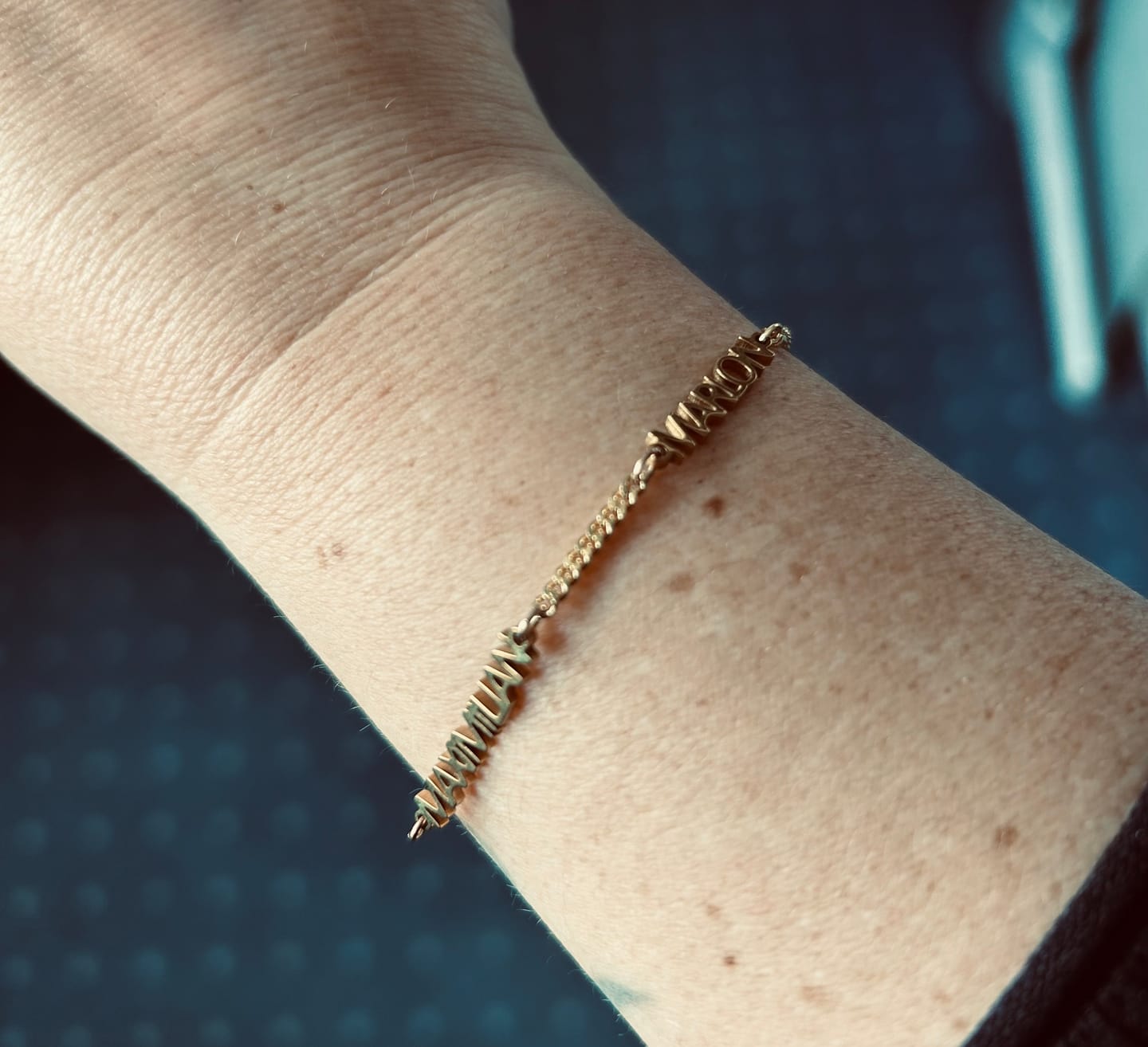 Customer photo review of Personalisiertes Namensarmband