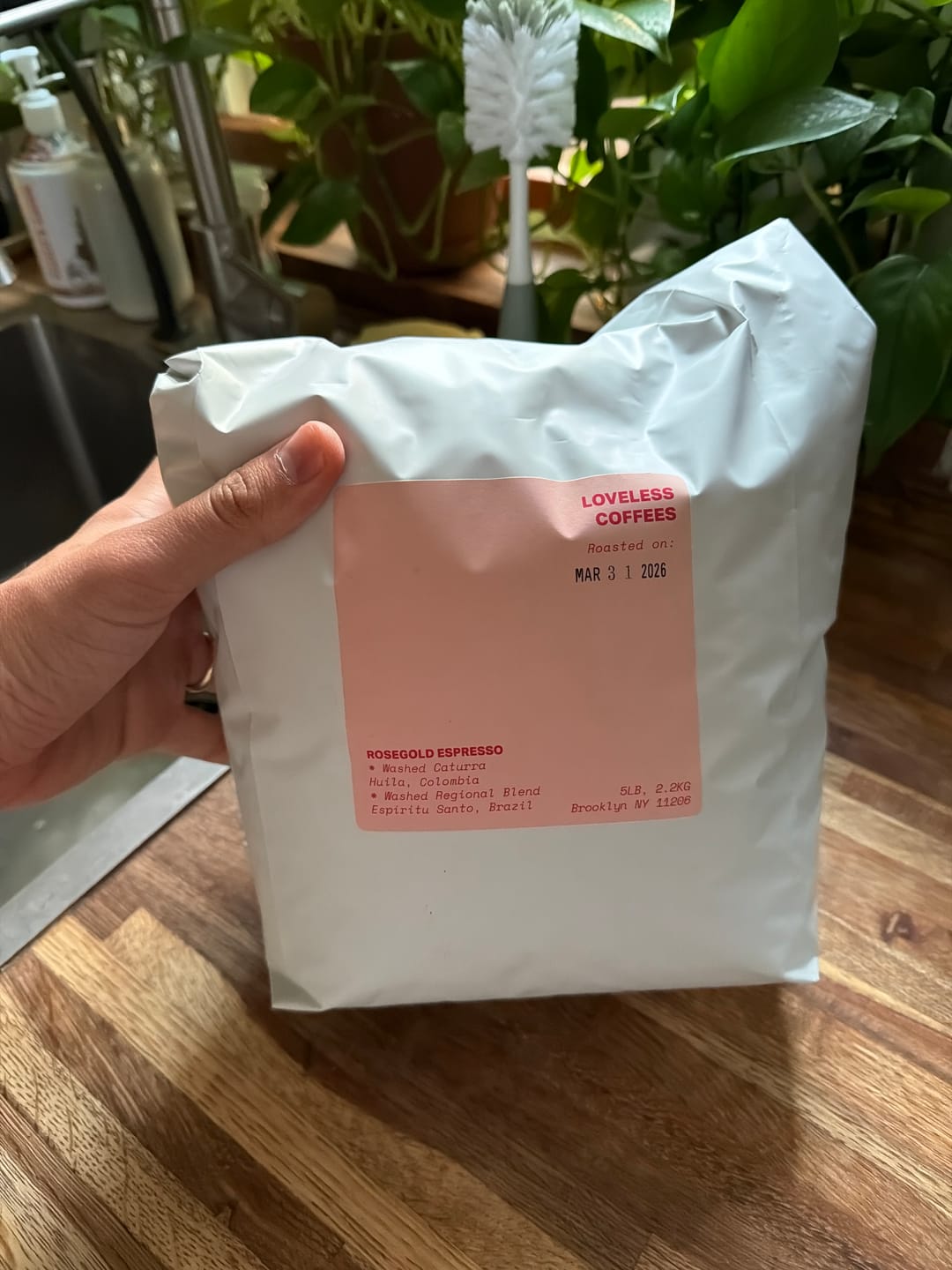 Customer photo review of Rosegold Espresso