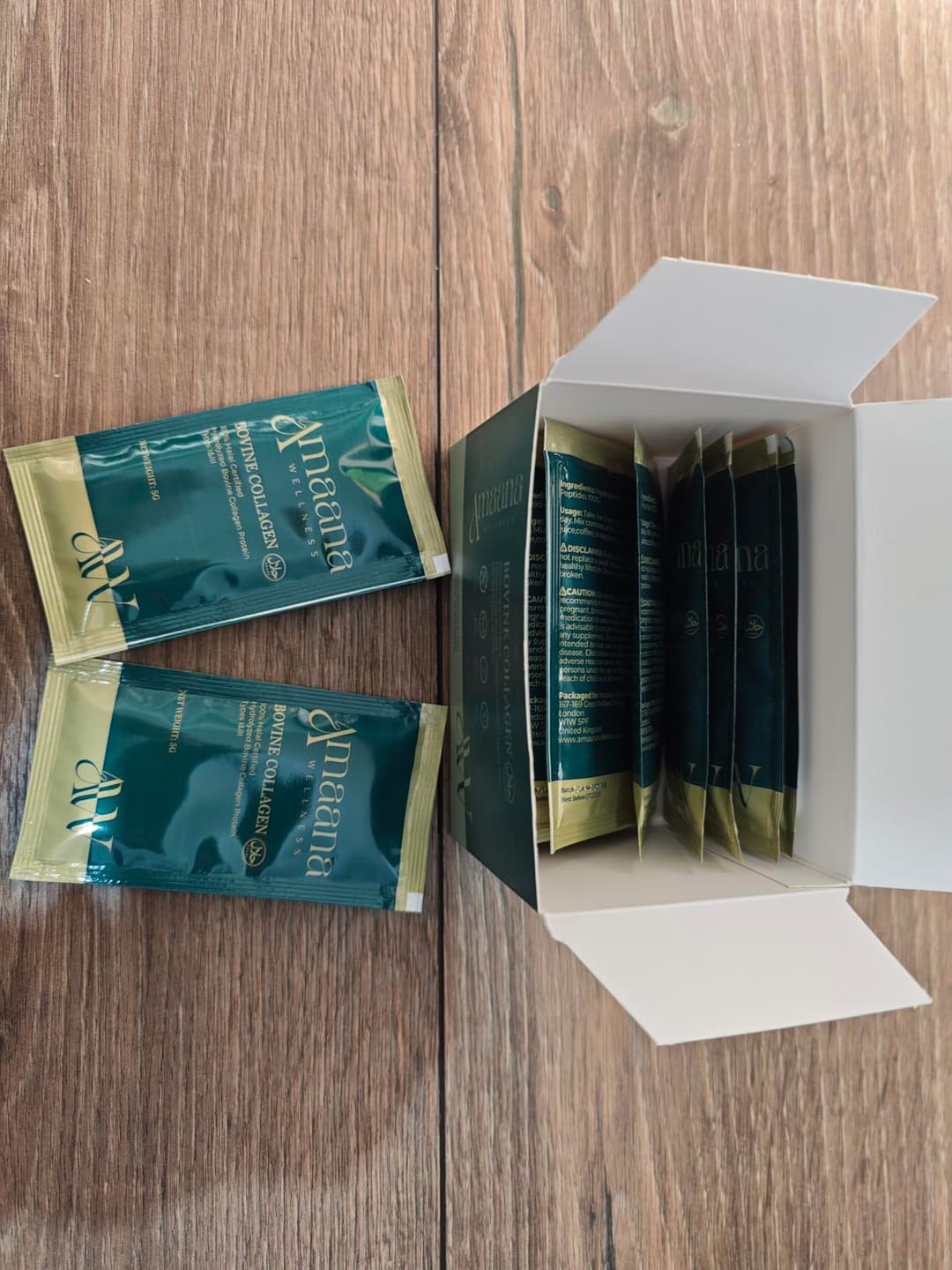 Customer photo review of Halal Bovine Collagen Powder Pouch