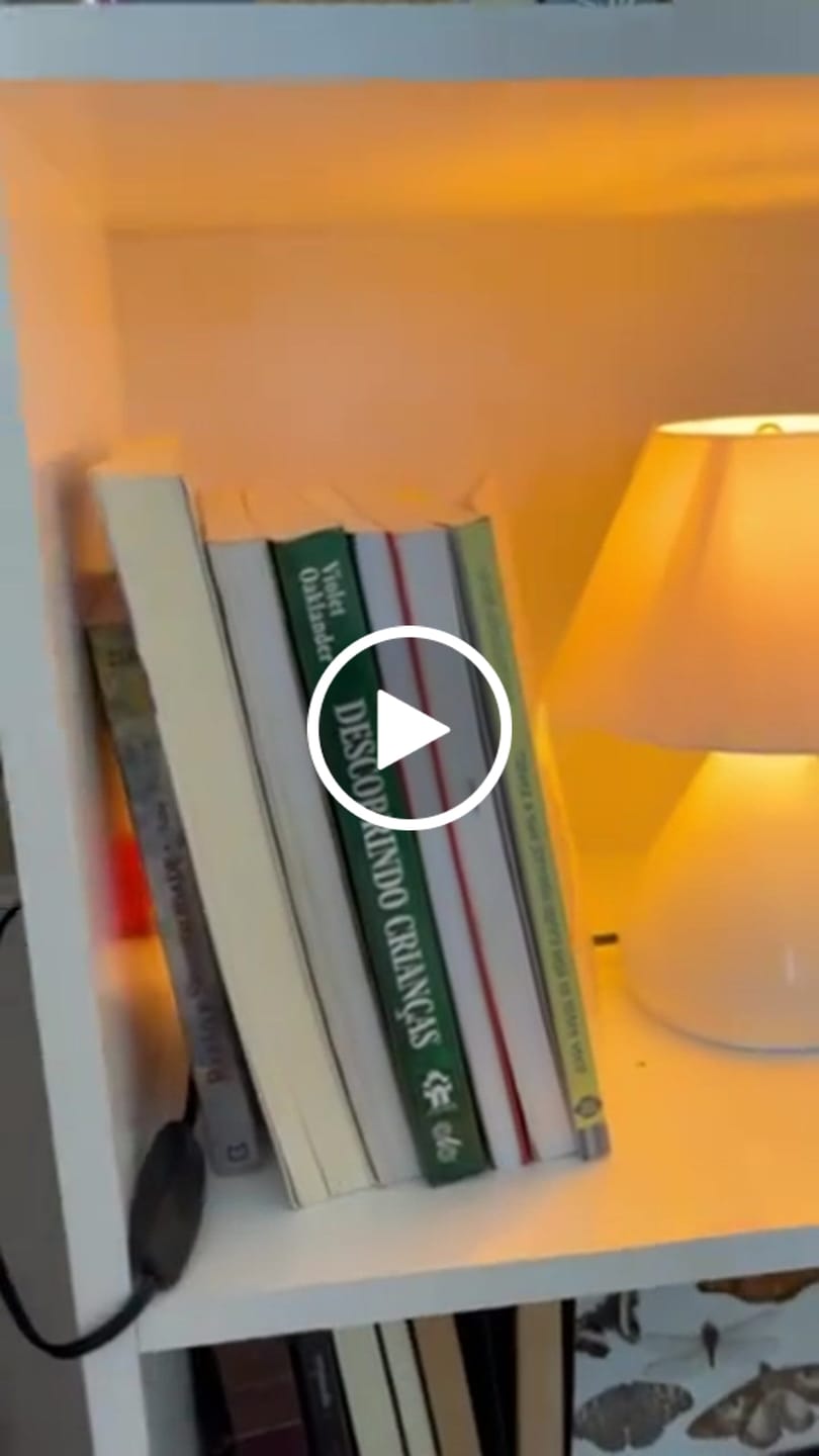 Customer video review of Abajur de Mesa Gota em Cêramica Para Quarto