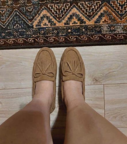 Customer photo review of MOCASSINS À FRANGES AURORA