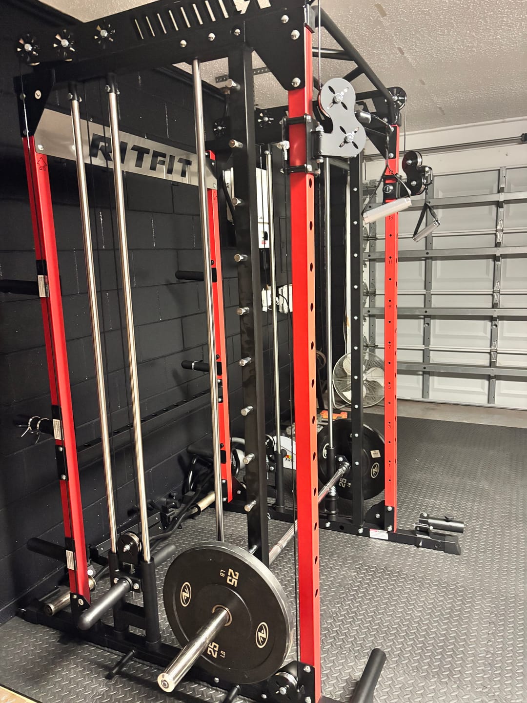 Customer photo review of RitFit M1 PRO Multi-Functional Smith Machine with Cable Crossover System and Squat Rack for Home Gym